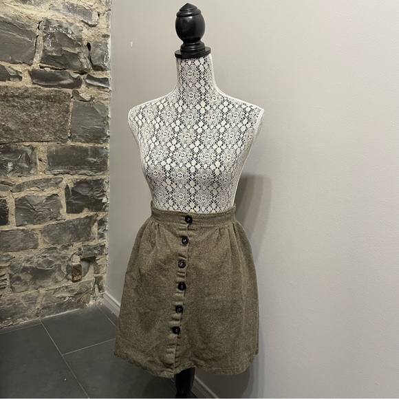 Vintage Dark Academia Midi Skirt - Picture 2 of 5